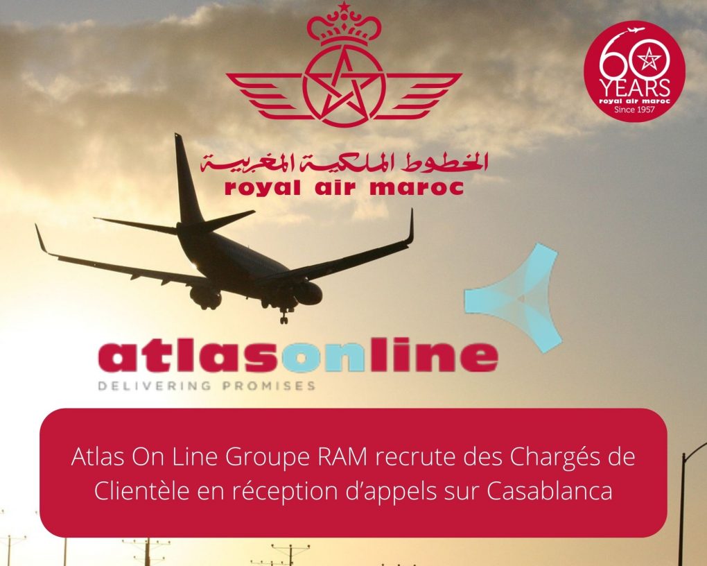 recrutement atlas on line royal air maroc